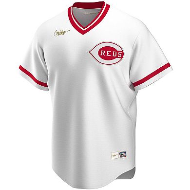 Men's Nike Barry Larkin White Cincinnati Reds Home Cooperstown Collection Player Jersey