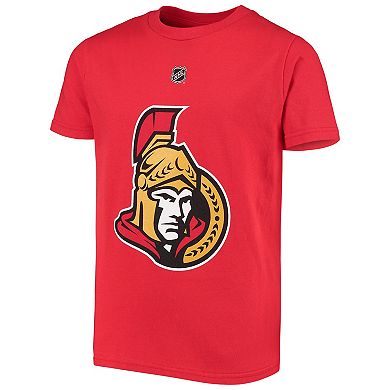 Youth Thomas Chabot Red Ottawa Senators Player Name & Number T-Shirt