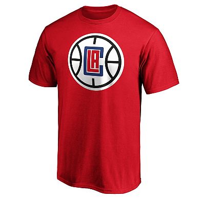 Men's Fanatics Branded Paul George Red LA Clippers Team Playmaker Name & Number T-Shirt