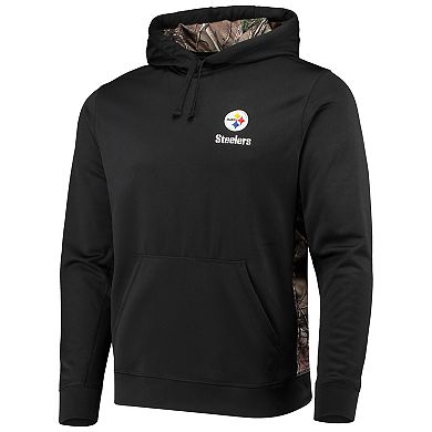 Men's Dunbrooke Black/Realtree Camo Pittsburgh Steelers Logo Ranger Pullover Hoodie