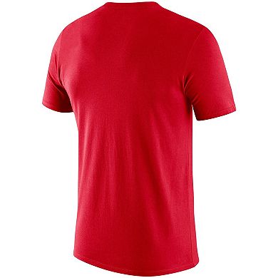 Men's Nike Red Georgia Bulldogs Baseball Legend Slim Fit Performance T-Shirt
