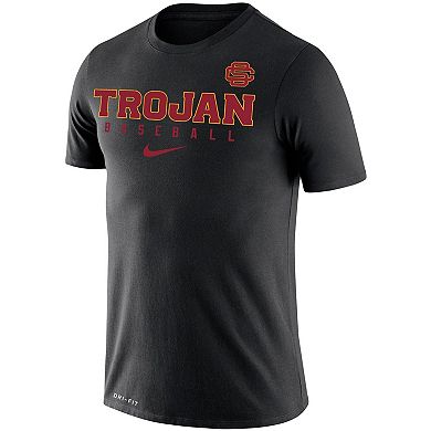 Men's Nike Black USC Trojans Baseball Legend Slim Fit Performance T-Shirt