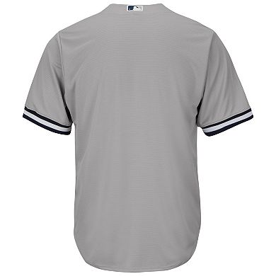 Men's Gray New York Yankees Big & Tall Replica Team Jersey