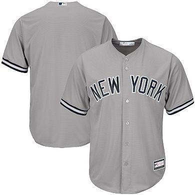 Men's Gray New York Yankees Big & Tall Replica Team Jersey