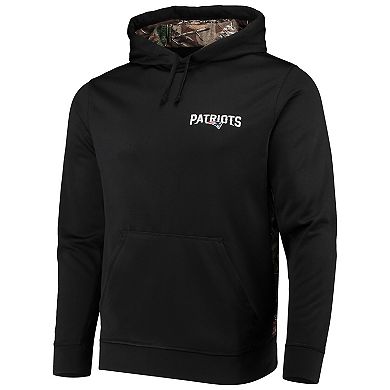 Men's Dunbrooke Black/Realtree Camo New England Patriots Logo Ranger Pullover Hoodie