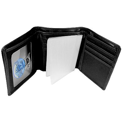 Men's Seattle Seahawks Embossed Leather Tri-Fold Wallet