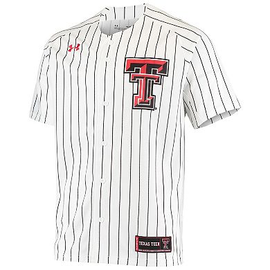 Men's Under Armour White Texas Tech Red Raiders Replica Performance Baseball Jersey