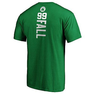 Men's Fanatics Tacko Fall Kelly Green Boston Celtics Playmaker Name & Number T-Shirt