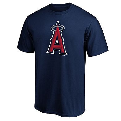 Men's Fanatics Branded Navy Los Angeles Angels Official Logo T-Shirt