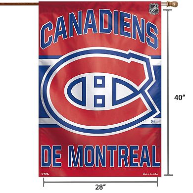 WinCraft Montreal Canadiens 28" x 40" Primary Logo Single-Sided Vertical Banner