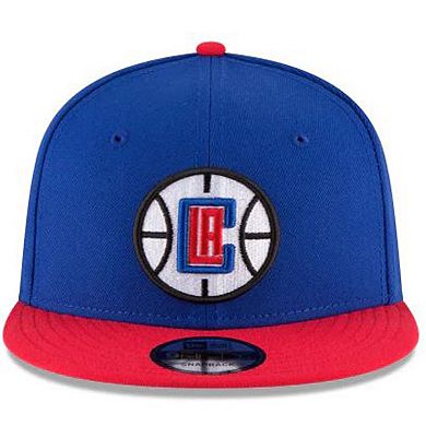 Men's New Era Royal/Red LA Clippers 2-Tone 9FIFTY Adjustable Snapback Hat