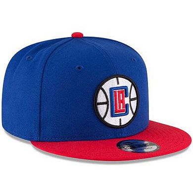 Men's New Era Royal/Red LA Clippers 2-Tone 9FIFTY Adjustable Snapback Hat