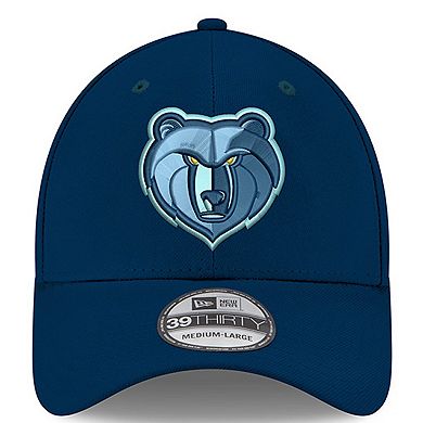 Men's New Era Navy Memphis Grizzlies New Logo Team Classic 39THIRTY Flex Hat