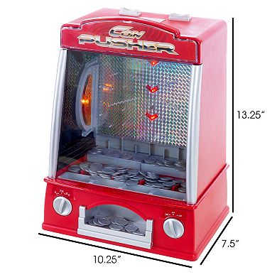 Hey! Play! Coin Pusher Miniature Arcade Game