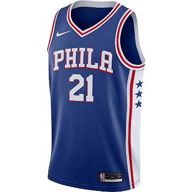 Men's Nike Joel Embiid Royal Philadelphia 76ers 2019/2020 Swingman Jersey - Icon Edition