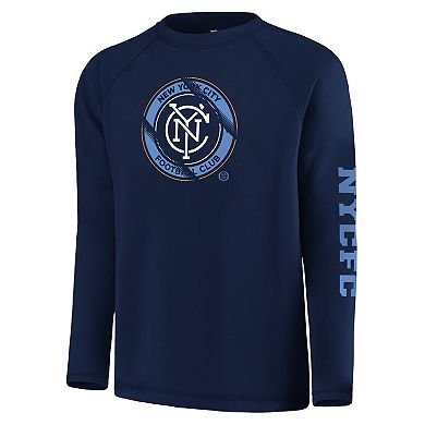 Youth Fanatics Branded Navy New York City FC Vital to Success Long Sleeve T-Shirt