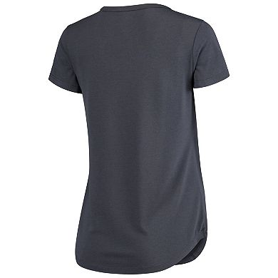 Women's Concepts Sport Charcoal Orlando City SC Squad Cut Neck T-Shirt