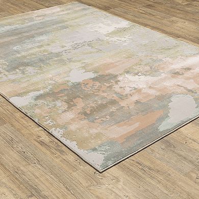 StyleHaven Camelia Distressed Galaxy Area Rug