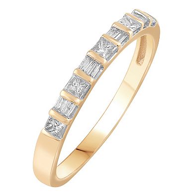 10k Gold 1/3 Carat T.W. Diamond Stackable Band Ring 