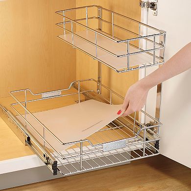 Cuisinart 2-Tier Sliding Under-Cabinet Organizer