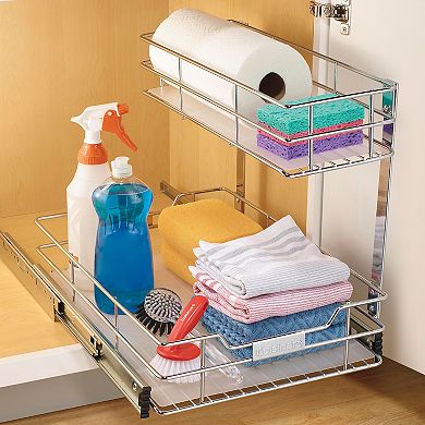 Cuisinart 2-Tier Sliding Under-Cabinet Organizer