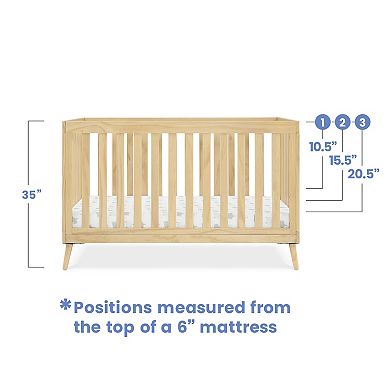 Delta Children Essex 4-in-1 Convertible Crib