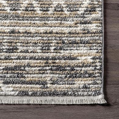 nuLOOM Maisie Banded Tribal Area Rug