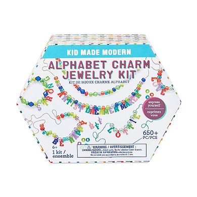 Kid Made Modern Alphabet Charm Jewelry Kit