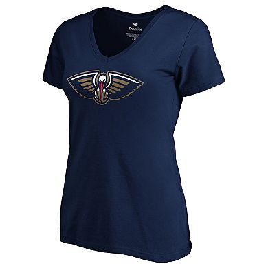 Women's Fanatics Branded Zion Williamson Navy New Orleans Pelicans 2019 NBA Draft Playmaker Name & Number V-Neck T-Shirt