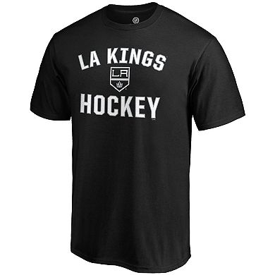 Men's Fanatics Branded Black Los Angeles Kings Team Victory Arch T-Shirt