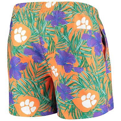 Men's Orange Clemson Tigers Swimming Trunks