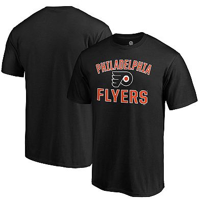 Men's Fanatics Branded Black Philadelphia Flyers Team Victory Arch T-Shirt
