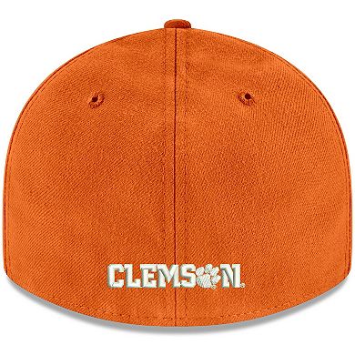 Men's New Era Orange/Purple Clemson Tigers Basic Low Profile 59FIFTY Fitted Hat