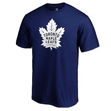 Men's Fanatics Branded Blue Toronto Maple Leafs Team Primary Logo T-Shirt