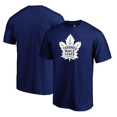 Men's Fanatics Branded Blue Toronto Maple Leafs Team Primary Logo T-Shirt