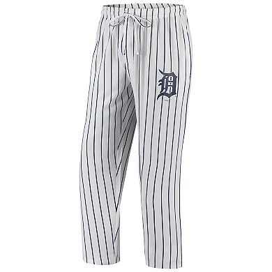 Men's Concepts Sport White Detroit Tigers Vigor Pinstripe Pants