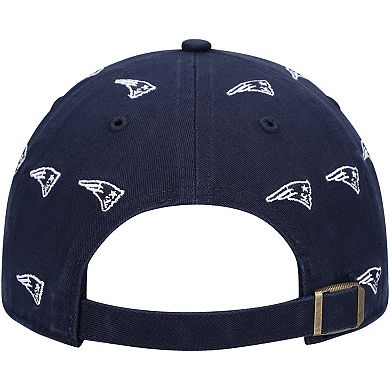 Women's '47 Navy New England Patriots Confetti Clean Up Adjustable Hat