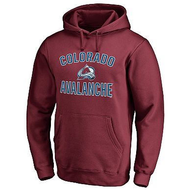 Men's Fanatics Branded Burgundy Colorado Avalanche Team Victory Arch Pullover Hoodie