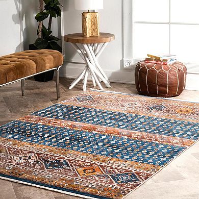 nuLOOM Ensley Native Striped Area Rug