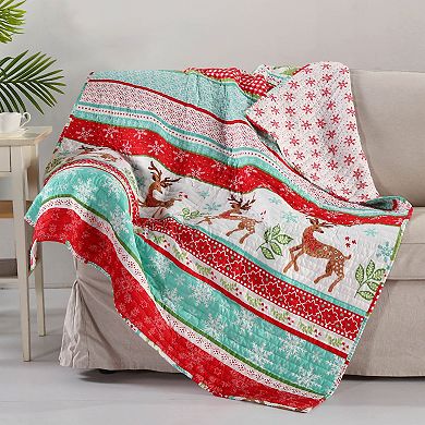 Levtex Home Let It Snow Quilted Throw