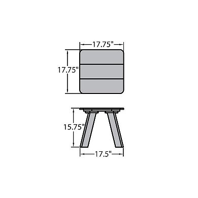 Highwood USA Italica Modern Side Table