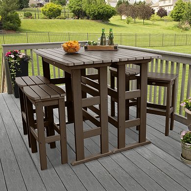 Highwood USA Lehigh 6-piece Bar Height Balcony Set