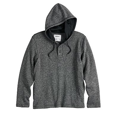 Men's Sonoma Goods For Life® Sweater Fleece Henley Hoodie