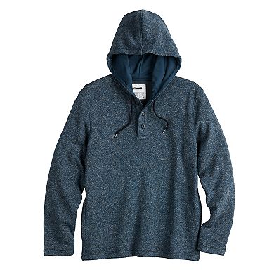 Men's Sonoma Goods For Life® Sweater Fleece Henley Hoodie