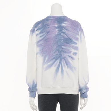 Juniors' Disney's Lilo & Stitch Tie Dyed Sweatshirt