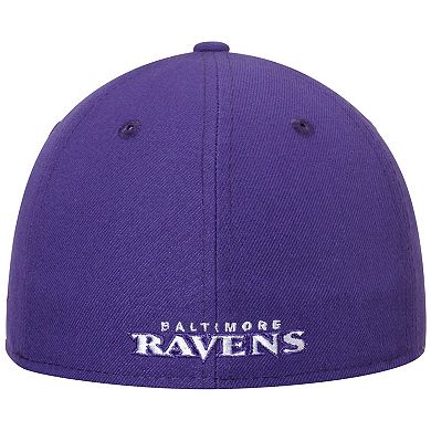 Men's New Era Purple Baltimore Ravens Omaha Low Profile 59FIFTY Structured Hat