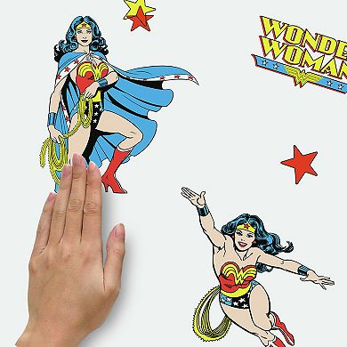 Roommates Wonder Woman Cartoon P&S Wall Decals