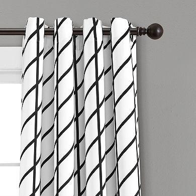 Lush Decor Feather Arrow Geo Room Darkening Window Curtain Set