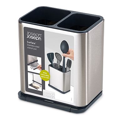 Joseph Joseph Surface Stainless Steel Utensil Pot