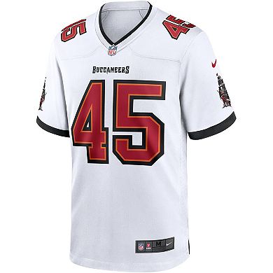 Men's Nike Devin White White Tampa Bay Buccaneers Game Jersey